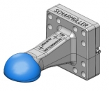 Петля сцепная с фланцем Scharmuller 80.665.90.0-A02, K80 Ball Coupling System с измерением угла