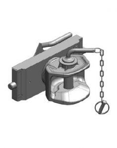 Тягово-сцепное устройство Scharmuller 03.3105.02-A02 с ручной сцепкой с кронштейном ТСУ