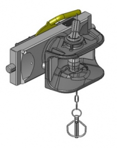 Тягово-сцепное устройство Scharmuller 03.3225.06 с ручной сцепкой с кронштейном ТСУ