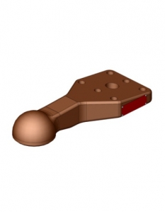 Петля сцепная с фланцем Scharmuller 00.655.90.0-A02, K80 Ball Coupling System