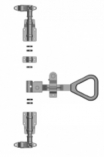 Запорный механизм SET-03 Ø22 (ручка TIR)