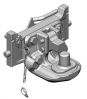 Вставка для рамки ТСУ Scharmuller  07.6330.32-A02 (с рукояткой), Draw-Pin (Pitonfix)